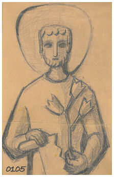 Zeichnung zu St. Josef